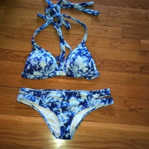 VS PINK tie die bikini